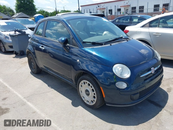 2013 FIAT 500 Pop z VIN 3C3CFFAR9DT543744, wystawiony jako IAAI lot #42314440 z przebiegiem 141 793 mil mil oraz . Historia ofert i sprzedaży dostępna na DreamBid. Obrazek 1.