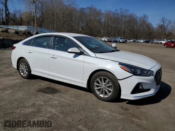 2019 Hyundai Sonata SE with VIN 5NPE24AF5KH813480, listed as a Copart auction lot 48629485 with 76,752 mi miles and Salvage Title. Bid and sale history available at carsss.com. Image 4.