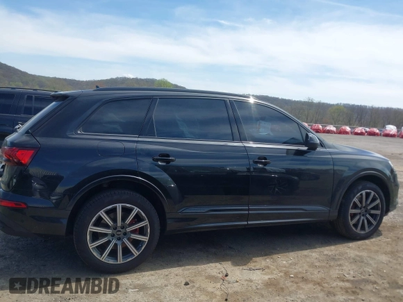 2023 Audi Q7 Premium Plus with VIN WA1LCBF77PD031019, listed as a IAAI auction lot 41900085 with 29,277 mi miles and . Bid and sale history available at DreamBid. Image 13.