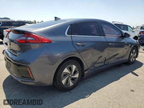 2017 Hyundai Ioniq SEL with VIN KMHC75LC5HU036729, listed as a Copart auction lot 58550855 with 183,866 mi miles and Salvage title. Bid and sale history available at DreamBid. Image 3.