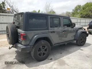 2020 Jeep Wrangler Unlimited Sport S with VIN 1C4HJXDN1LW235278, listed as a Copart auction lot 53735465 with 71,525 mi miles and Salvage title. Bid and sale history available at DreamBid. Image 3.