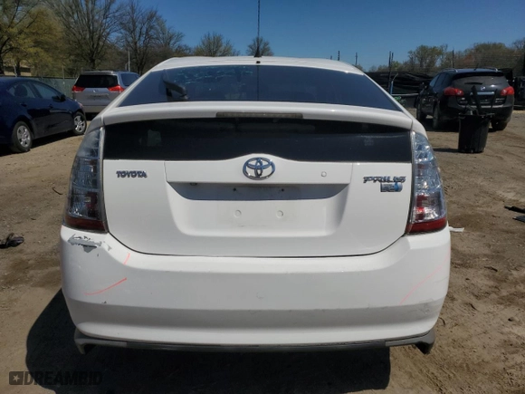 2008 Toyota Prius with VIN JTDKB20U783440082, listed as a Copart auction lot 52295155 with 198,080 mi miles and Salvage Title. Bid and sale history available at carsss.com. Image 6.
