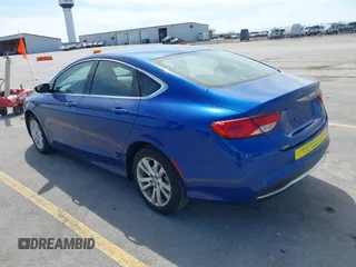 2015 Chrysler 200 Limited with VIN 1C3CCCAB6FN697289, listed as a IAAI auction lot 42245255 with 128,540 mi miles and . Bid and sale history available at DreamBid. Image 3.