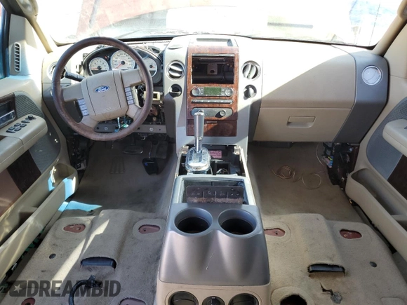 2007 Ford F-150 XLT with VIN 1FTPW12V77KC15790, listed as a Copart auction lot 57864275 with Not provided miles and Non repairable. Bid and sale history available at DreamBid. Image 8.