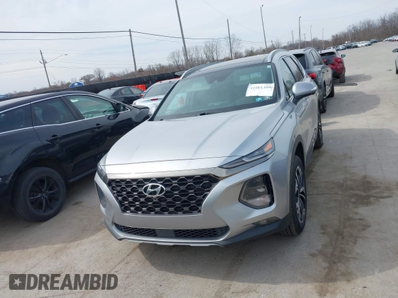 2020 Hyundai Santa Fe Limited with VIN 5NMS5CAA8LH280600, listed as a IAAI auction lot 41801359 with 61,519 mi miles. Bid and sale history available at carsss.com. Image 12.