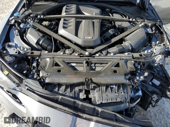 2023 BMW M3 with VIN WBS53AY08PFP08696, listed as a Copart auction lot 50433723 with 2,855 mi miles and Non repairable. Bid and sale history available at DreamBid. Image 11.