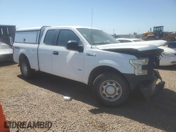 2016 Ford F-150 XLT with VIN 1FTEX1EP1GFA85855, listed as a Copart auction lot 63313605 with 232,444 mi miles and Salvage title. Bid and sale history available at DreamBid. Image 4.