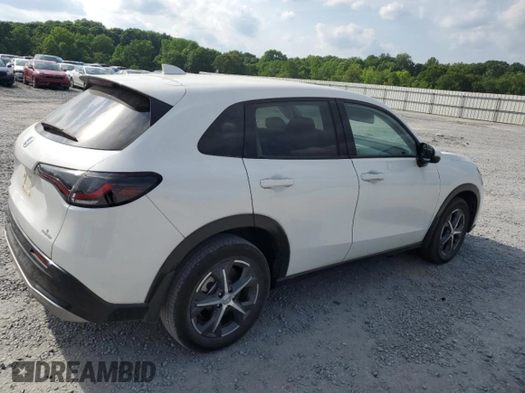 2024 Honda HR-V EX-L with VIN 3CZRZ1H7XRM712668, listed as a Copart auction lot 57045915 with 15,729 mi miles and Salvage title. Bid and sale history available at DreamBid. Image 3.