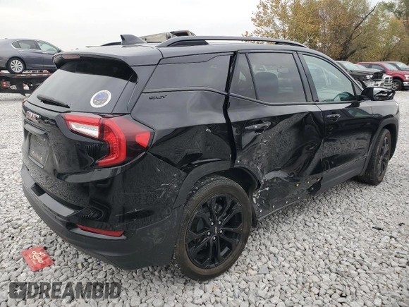2022 GMC Terrain SLT with VIN 3GKALPEV9NL277074, listed as a Copart auction lot 77792934 with 48,425 mi miles and Salvage title. Bid and sale history available at DreamBid. Image 3.