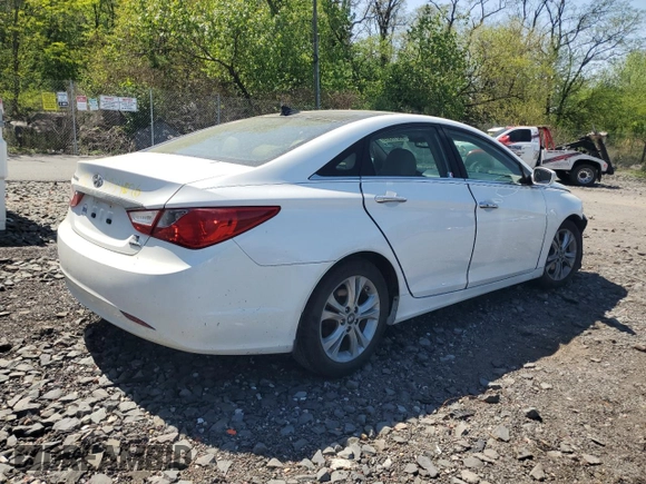 2012 Hyundai Sonata Limited with VIN 5NPEC4AC0CH434116, listed as a Copart auction lot 55217325 with 128,011 mi miles and Salvage Title. Bid and sale history available at DreamBid. Image 3.