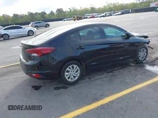 2019 Hyundai Elantra SE with VIN 5NPD74LF8KH477320, listed as a IAAI auction lot 41929771 with 51,395 mi miles and . Bid and sale history available at DreamBid. Image 4.