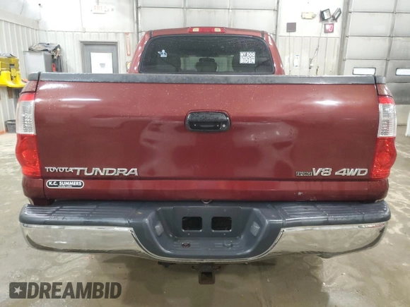 2005 Toyota Tundra SR5 with VIN 5TBDT44125S497407, listed as a Copart auction lot 51213095 with 237,651 mi miles and Salvage Title. Bid and sale history available at DreamBid. Image 6.