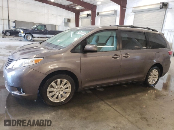2016 Toyota Sienna LE with VIN 5TDJK3DC5GS146048, listed as a Copart auction lot 69964964 with 133,935 mi miles and Salvage Title. Bid and sale history available at carsss.com. Image 1.