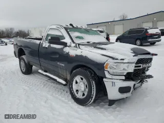 2019 Ram 2500 Tradesman with VIN 3C6MR5AJ0KG551935, listed as a Copart auction lot 43856195 with 156,569 mi miles and Salvage Title. Bid and sale history available at carsss.com. Image 4.