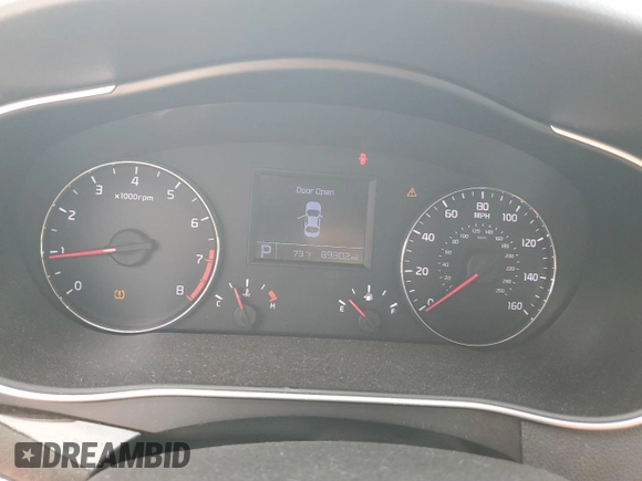 2014 Kia Cadenza Premium with VIN KNALN4D76E5133155, listed as a Copart auction lot 80719984 with 89,302 mi miles and Salvage Title. Bid and sale history available at carsss.com. Image 9.