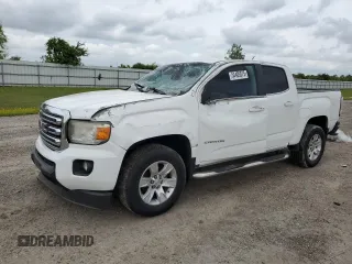 2015 GMC Canyon 2WD SLE z VIN 1GTG5BE36F1187410, wystawiony jako Copart lot #54485575 z przebiegiem 185 896 mil mil oraz Szkoda całkowita • Salvage title. Historia ofert i sprzedaży dostępna na DreamBid. Obrazek 1.