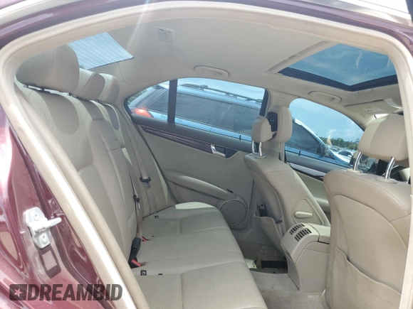 2009 Mercedes-Benz C 300 Sport with VIN WDDGF54X29R083494, listed as a Copart auction lot 58584005 with 189,716 mi miles and Salvage title. Bid and sale history available at DreamBid. Image 10.