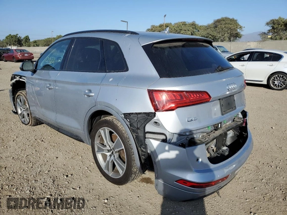 2020 Audi Q5 Premium Plus with VIN WA1BNAFY4L2065384, listed as a Copart auction lot 65642432 with 15,422 mi miles. Bid and sale history available at carsss.com. Image 3.