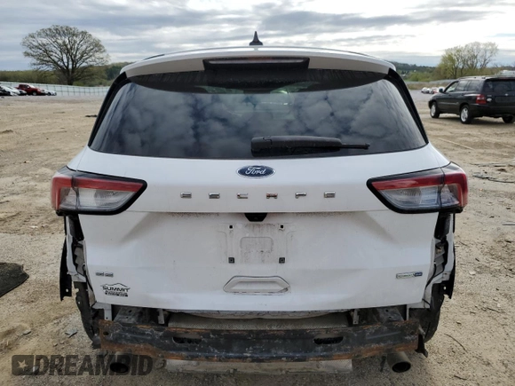 2020 Ford Escape SE with VIN 1FMCU9G6XLUA49604, listed as a Copart auction lot 55500845 with 156,284 mi miles and Salvage Title. Bid and sale history available at DreamBid. Image 6.