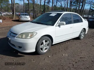 2004 Honda Civic EX with VIN 2HGES26824H574322, listed as a IAAI auction lot 41563129 with 179,397 mi miles. Bid and sale history available at carsss.com. Image 2.