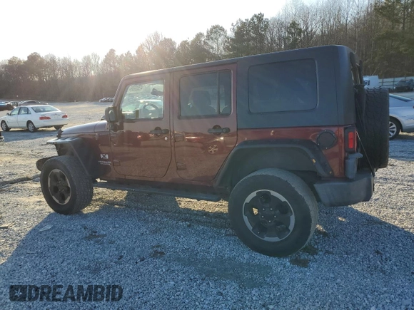 2007 Jeep Wrangler Unlimited X with VIN 1J4GB39177L124940, listed as a Copart auction lot 42505695 with 186,204 mi miles and Salvage title. Bid and sale history available at DreamBid. Image 2.