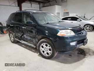 2001 Acura MDX Touring Pkg with VIN 2HNYD186X1H527573, listed as a Copart auction lot 49107615 with 226,545 mi miles and Salvage Title. Bid and sale history available at carsss.com. Image 4.