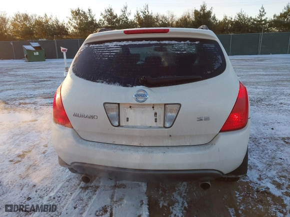 2004 Nissan Murano SL with VIN JN8AZ08T64W203023, listed as a IAAI auction lot 41294313 with 185,136 mi miles. Bid and sale history available at carsss.com. Image 16.
