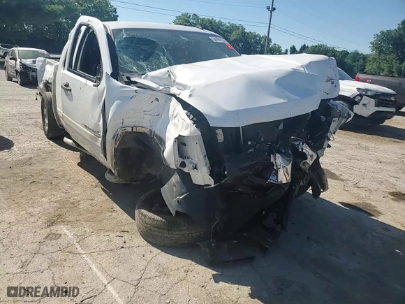 2007 Chevrolet Silverado 1500 Work Truck with VIN 2GCEC19C571681805, listed as a Copart auction lot 58482124 with 0 mi miles and Salvage Title. Bid and sale history available at carsss.com. Image 10.