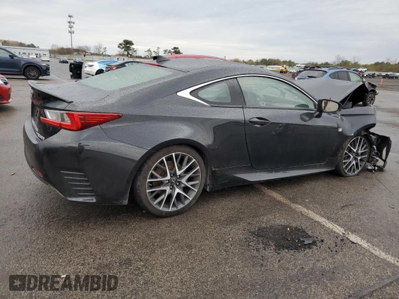 2017 Lexus RC with VIN JTHSM5BC9H5002859, listed as a Copart auction lot 82009264 with 71,464 mi miles and Salvage Title. Bid and sale history available at carsss.com. Image 3.