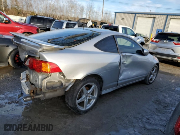 2002 Acura RSX Type S with VIN JH4DC53092C036805, listed as a Copart auction lot 47247375 with 0 mi miles and Clean Title. Bid and sale history available at carsss.com. Image 3.