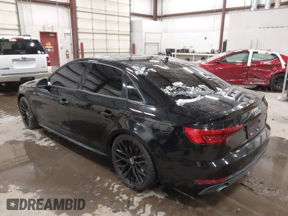 2017 Audi A4 Season of Audi Premium with VIN WAUDNAF40HN046152, listed as a IAAI auction lot 41533397 with 0 mi miles. Bid and sale history available at carsss.com. Image 3.