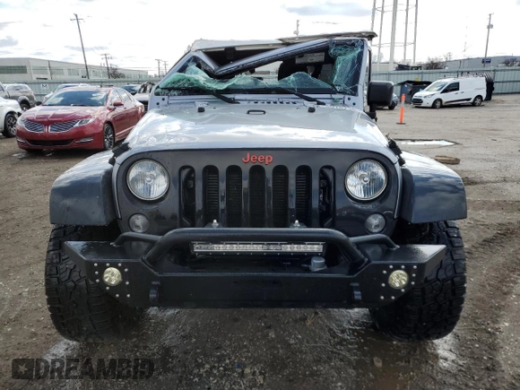 2016 Jeep Wrangler Unlimited Sport with VIN 1C4BJWDG1GL146772, listed as a Copart auction lot 49782385 with 87,286 mi miles and Salvage Title. Bid and sale history available at DreamBid. Image 5.