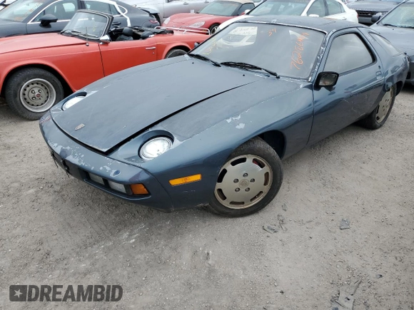 1981 Porsche 928 z VIN WP0JA0929BS820364, wystawiony jako Copart lot #76286414 z przebiegiem 40 205 mil mil oraz Szkoda całkowita • Salvage title. Historia ofert i sprzedaży dostępna na DreamBid. Obrazek 1.