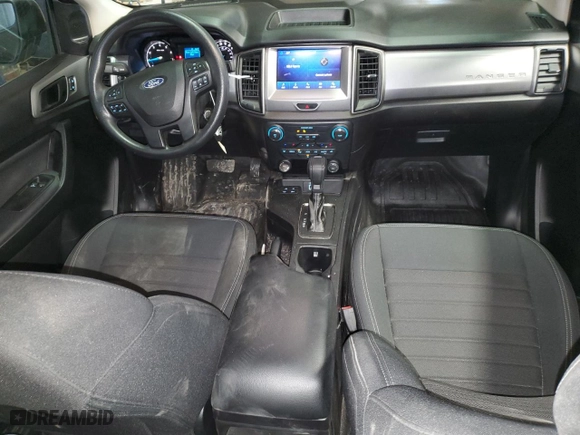 2021 Ford Ranger XL with VIN 1FTER1EH3MLD37170, listed as a Copart auction lot 45141425 with 19,225 mi miles and Salvage Title. Bid and sale history available at carsss.com. Image 8.