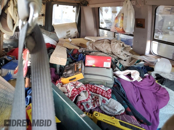 1994 Ford Econoline Cargo with VIN 1FDEE14NXRHB72789, listed as a Copart auction lot 76382554 with Not Provided miles and Salvage Title. Bid and sale history available at carsss.com. Image 12.
