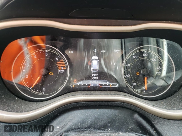 2017 Jeep Cherokee Limited with VIN 1C4PJLDB6HW572014, listed as a Copart auction lot 48350605 with 156,963 mi miles and Salvage Title. Bid and sale history available at carsss.com. Image 9.