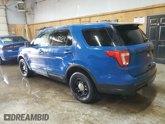 2019 Ford Police Interceptor Utility z VIN 1FM5K8AT1KGB15722, wystawiony jako Copart lot #55945175 z przebiegiem 100 512 mil mil oraz Czysty tytuł • Clean title. Historia ofert i sprzedaży dostępna na DreamBid. Obrazek 2.