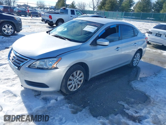 2015 Nissan Sentra S with VIN 3N1AB7AP9FY229488, listed as a IAAI auction lot 41329563 with 94,099 mi miles and . Bid and sale history available at DreamBid. Image 2.