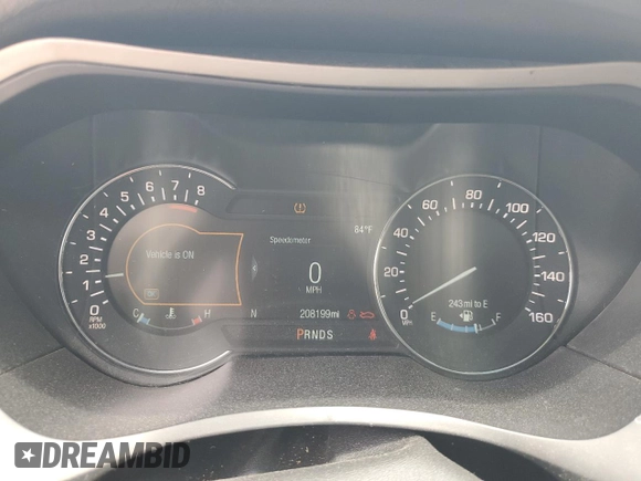 2017 Lincoln MKZ Reserve with VIN 3LN6L5E92HR649666, listed as a Copart auction lot 60908385 with 208,199 mi miles and Salvage title. Bid and sale history available at DreamBid. Image 9.