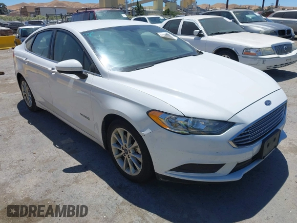 2017 Ford Fusion Hybrid SE with VIN 3FA6P0LU3HR326980, listed as a IAAI auction lot 42692591 with 141,122 mi miles and . Bid and sale history available at DreamBid. Image 1.