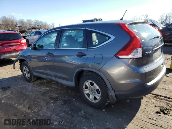 2014 Honda CR-V LX with VIN 2HKRM4H33EH640358, listed as a Copart auction lot 45844405 with 154,984 mi miles and Salvage Title. Bid and sale history available at carsss.com. Image 2.