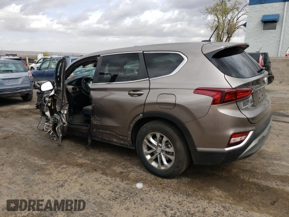 2019 Hyundai Santa Fe SE with VIN 5NMS23AD8KH010316, listed as a Copart auction lot 51163115 with 73,302 mi miles and Salvage Title. Bid and sale history available at carsss.com. Image 2.