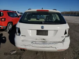 2011 Volkswagen Jetta SportWagen TDI with VIN 3VWPL7AJXBM630238, listed as a Copart auction lot 47121824 with 96,198 mi miles and Salvage Title. Bid and sale history available at carsss.com. Image 6.
