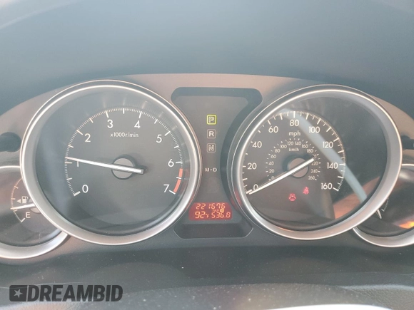 2012 Mazda 6 i Touring with VIN 1YVHZ8DHXC5M02214, listed as a Copart auction lot 57965025 with 221,676 mi miles and Salvage title. Bid and sale history available at DreamBid. Image 9.
