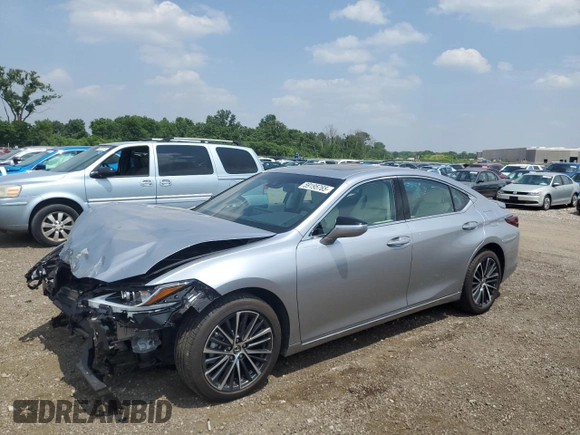 2022 Lexus ES 250 with VIN 58AD11D17NU009211, listed as a Copart auction lot 59195765 with 11,211 mi miles and Salvage title. Bid and sale history available at DreamBid. Image 1.
