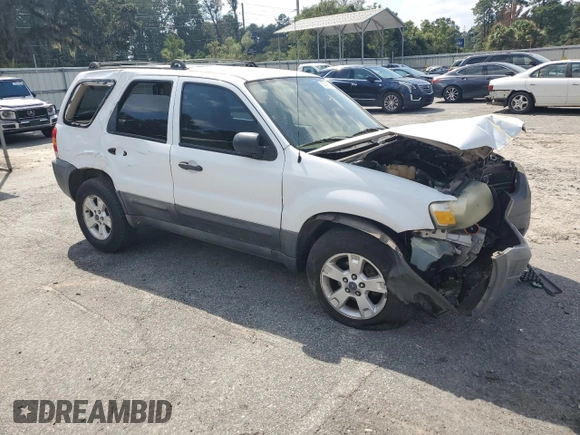 2005 Ford Escape XLT with VIN 1FMYU031X5KB24232, listed as a Copart auction lot 74798104 with 166,828 mi miles and Salvage Title. Bid and sale history available at carsss.com. Image 4.