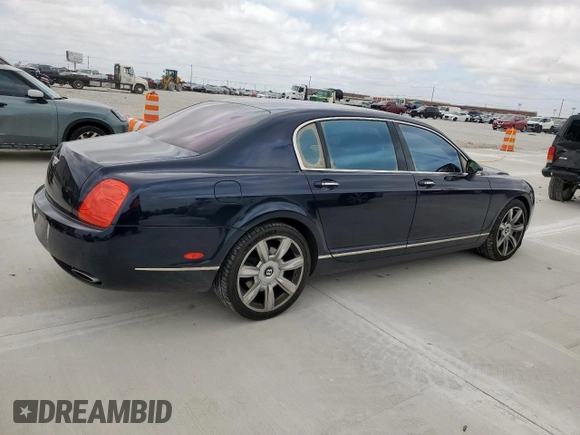 2006 Bentley Flying Spur with VIN SCBBR53W26C034950, listed as a Copart auction lot 58192825 with 45,060 mi miles and Salvage title. Bid and sale history available at DreamBid. Image 3.