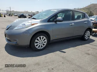 2015 Nissan LEAF SV with VIN 1N4AZ0CP2FC324146, listed as a Copart auction lot 54988835 with 56,441 mi miles and Clean Title. Bid and sale history available at carsss.com. Image 1.