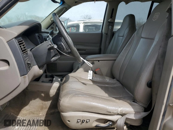 2004 Dodge Dakota SLT with VIN 1D7HG48N74S777684, listed as a Copart auction lot 49066395 with 213,419 mi miles and Salvage Title. Bid and sale history available at DreamBid. Image 7.
