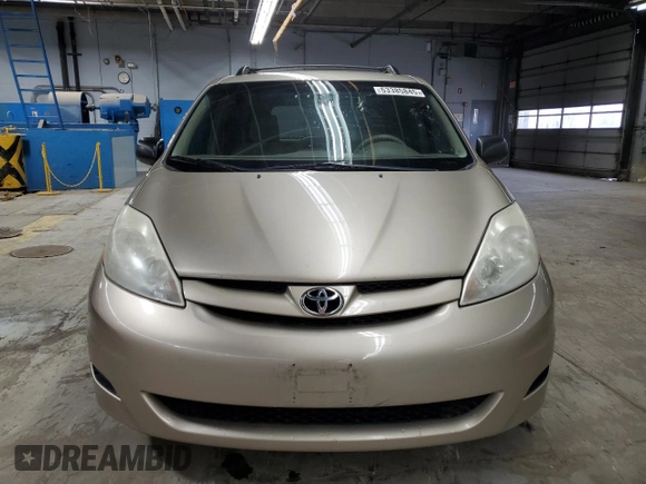 2009 Toyota Sienna CE with VIN 5TDZK23C99S233758, listed as a Copart auction lot 53385845 with 257,278 mi miles and Clean Title. Bid and sale history available at carsss.com. Image 5.